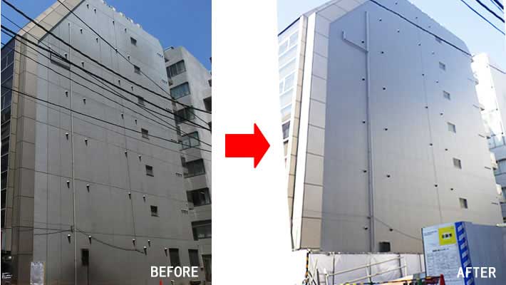 東京都千代田区 立花日英ビル外壁塗装シーリング工事